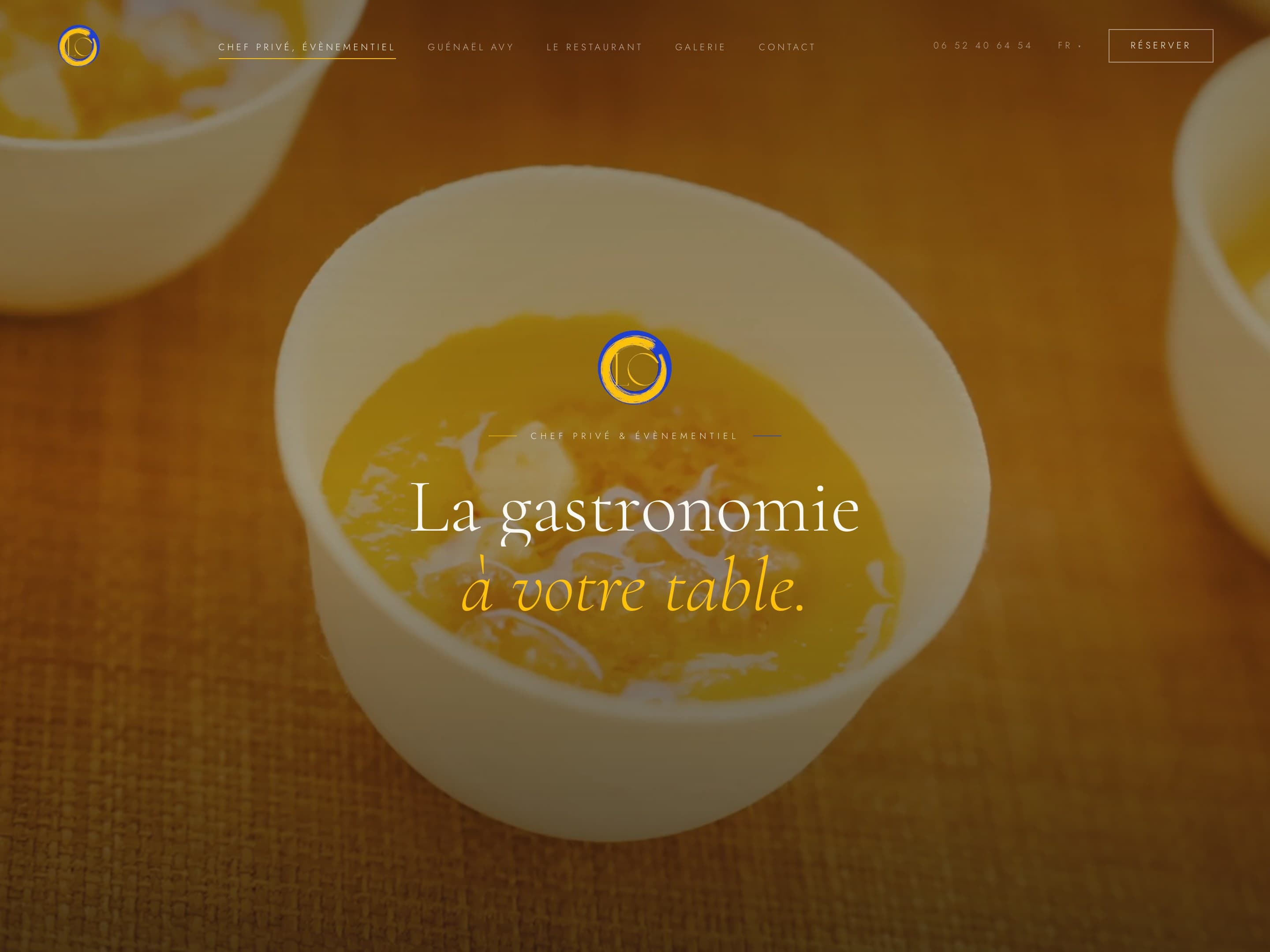 Le Chicoula, restaurant · site web réalisé par Kréa Studio